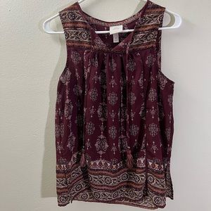 Knox Rose, Medium, Burgandy